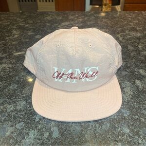 Vans Off The Wall Pink Nylon Hat Cap Strap Back